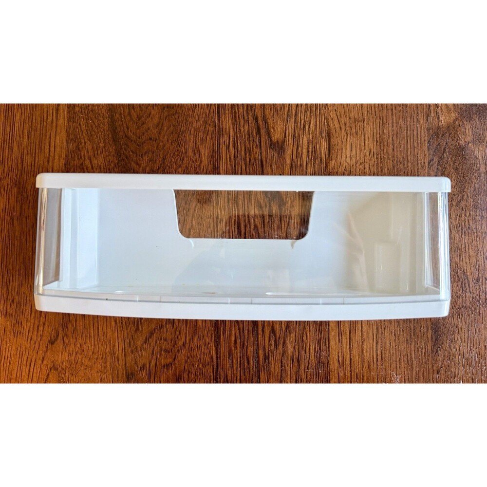 GREAT COND. OEM LG Refrigerator Fridge White Door Shelf Bin Part MAN619489 #1